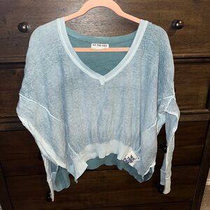 We The Free blue long sleeve